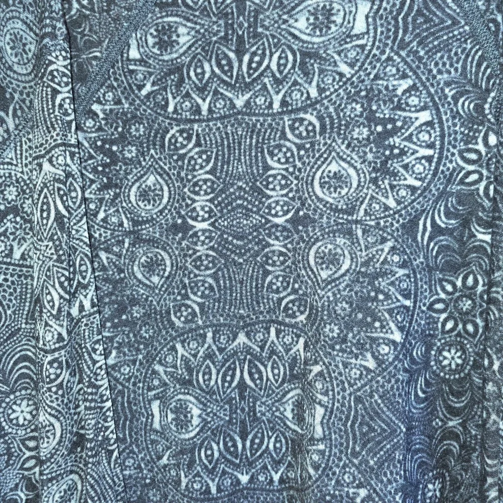 Prana Long Sleeve Open Tunic Cardigan Top Cascade Sz Large Blue Navy Waterfall - Picture 7 of 10